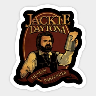 vintage jackie daytona Sticker